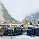 Rückkühlwerk Amsteg Gotthard-Basistunnel zur Kühlung im Tunnelbau